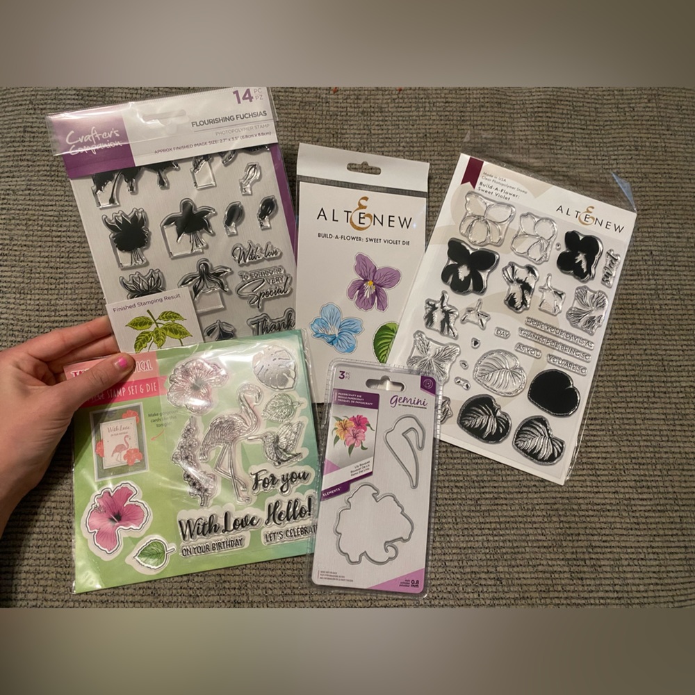 Floral Stamp & Die Bundle